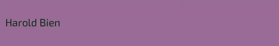 Harold Bien